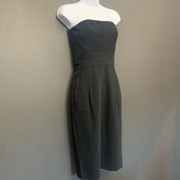 Bruce Ron Herman Black Strapless Dress - Picture 1 of 13